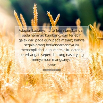Habakuk 1:8 Ayat Alkitab Dijelaskan