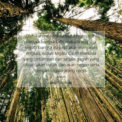 Habakuk 2:8 IDN Gambar Ayat Alkitab