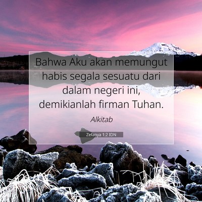 Zefanya 1:2 Ayat Alkitab Dijelaskan