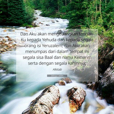 Zefanya 1:4 Ayat Alkitab Dijelaskan