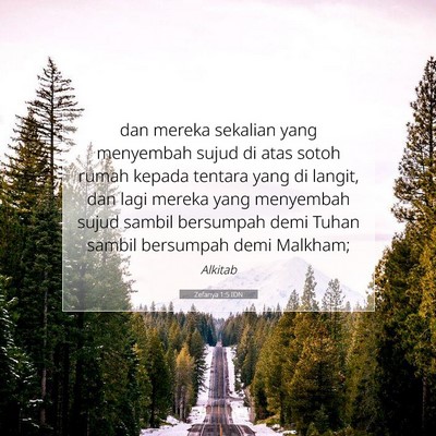 Zefanya 1:5 Ayat Alkitab Dijelaskan