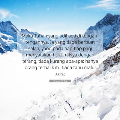 Zefanya 3:5 IDN Gambar Ayat Alkitab