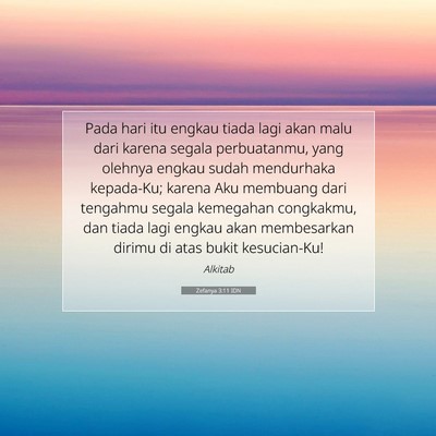 Zefanya 3:11 Ayat Alkitab Dijelaskan