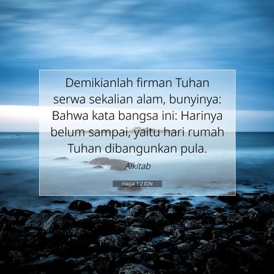 Hagai 1:2 Ayat Alkitab Dijelaskan