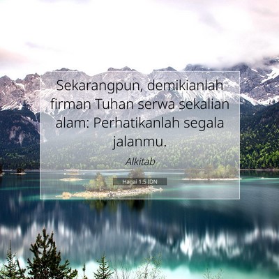 Hagai 1:5 Ayat Alkitab Dijelaskan