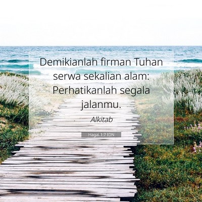 Hagai 1:7 Ayat Alkitab Dijelaskan