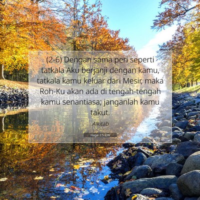 Hagai 2:5 Ayat Alkitab Dijelaskan