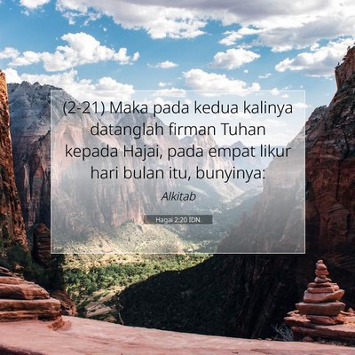 Hagai 2:20 IDN Gambar Ayat Alkitab