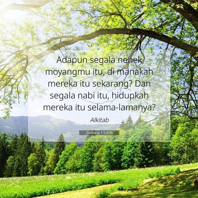 Zakharia 1:5 Ayat Alkitab Dijelaskan