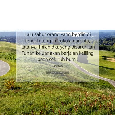 Zakharia 1:10 Ayat Alkitab Dijelaskan