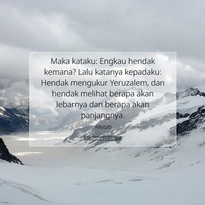Zakharia 2:2 Ayat Alkitab Dijelaskan
