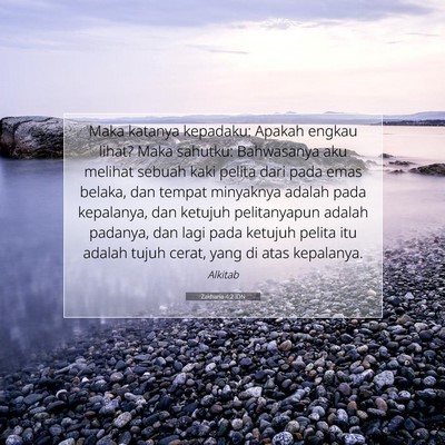 Zakharia 4:2 IDN Gambar Ayat Alkitab