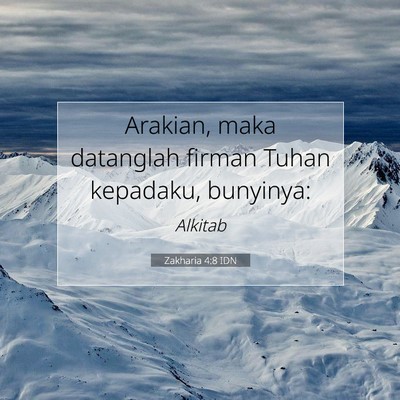 Zakharia 4:8 IDN Gambar Ayat Alkitab