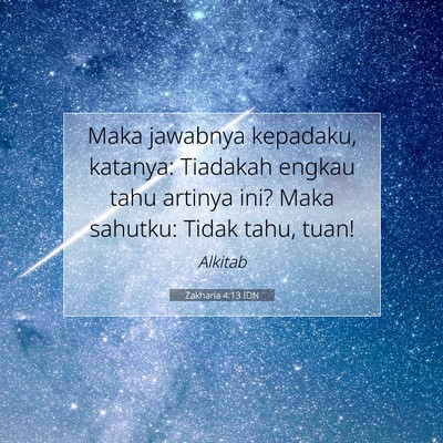 Zakharia 4:13 IDN Gambar Ayat Alkitab