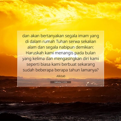 Zakharia 7:3 IDN Gambar Ayat Alkitab