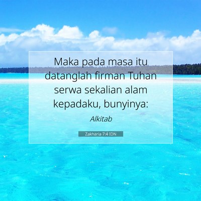 Zakharia 7:4 Ayat Alkitab Dijelaskan