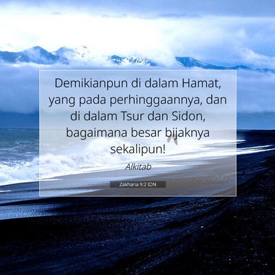 Zakharia 9:2 IDN Gambar Ayat Alkitab