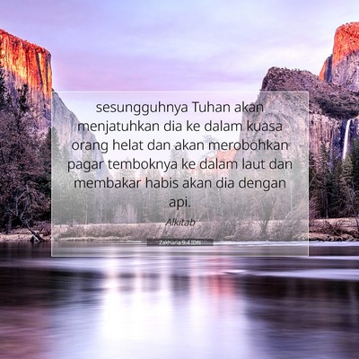 Zakharia 9:4 IDN Gambar Ayat Alkitab