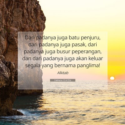 Zakharia 10:4 IDN Gambar Ayat Alkitab