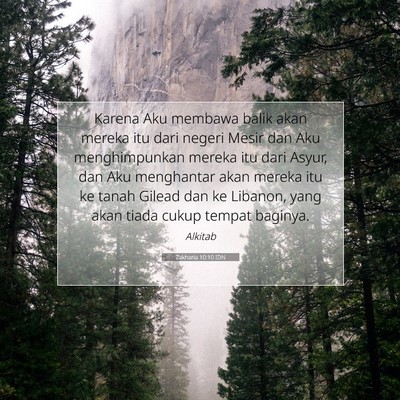 Zakharia 10:10 IDN Gambar Ayat Alkitab