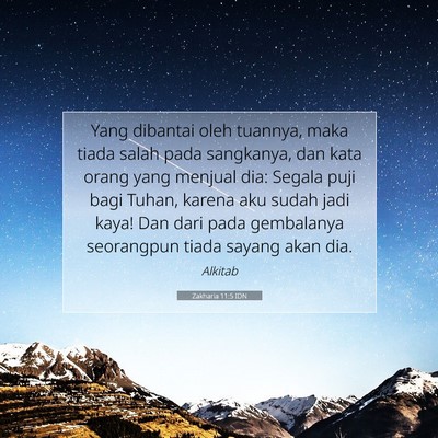 Zakharia 11:5 IDN Gambar Ayat Alkitab