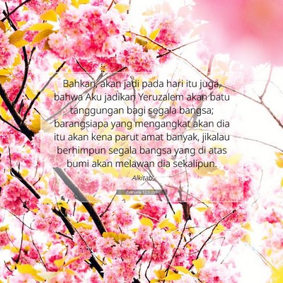 Zakharia 12:3 IDN Gambar Ayat Alkitab