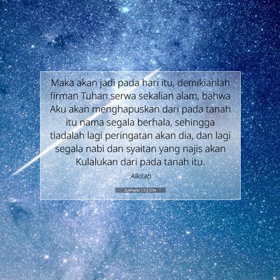 Zakharia 13:2 IDN Gambar Ayat Alkitab