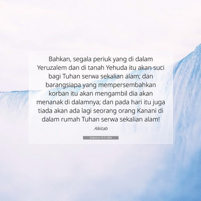 Zakharia 14:21 Ayat Alkitab Dijelaskan