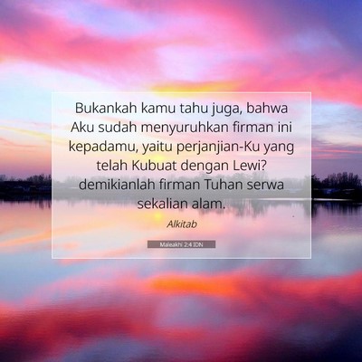 Maleakhi 2:4 IDN Gambar Ayat Alkitab