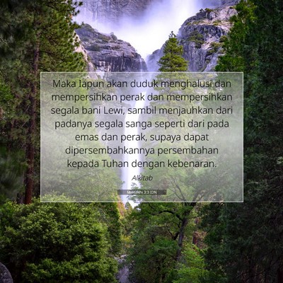 Maleakhi 3:3 IDN Gambar Ayat Alkitab