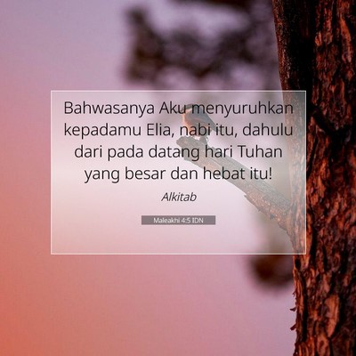 Maleakhi 4:5 IDN Gambar Ayat Alkitab