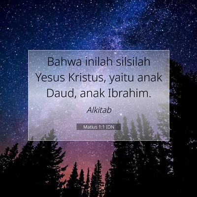 Matius 1:1 Ayat Alkitab Dijelaskan