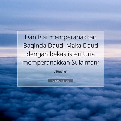 Matius 1:6 Ayat Alkitab Dijelaskan
