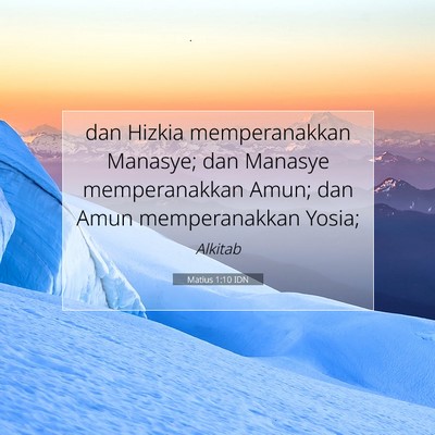 Matius 1:10 Ayat Alkitab Dijelaskan