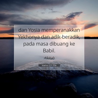 Matius 1:11 Ayat Alkitab Dijelaskan