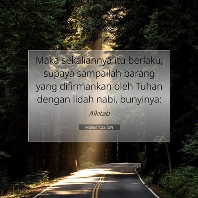Matius 1:22 Ayat Alkitab Dijelaskan