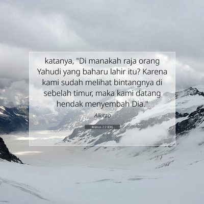 Matius 2:2 IDN Gambar Ayat Alkitab
