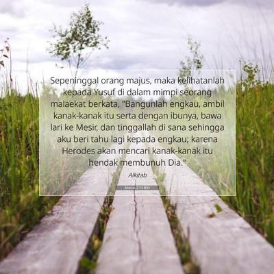 Matius 2:13 IDN Gambar Ayat Alkitab