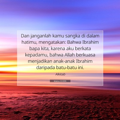 Matius 3:9 IDN Gambar Ayat Alkitab