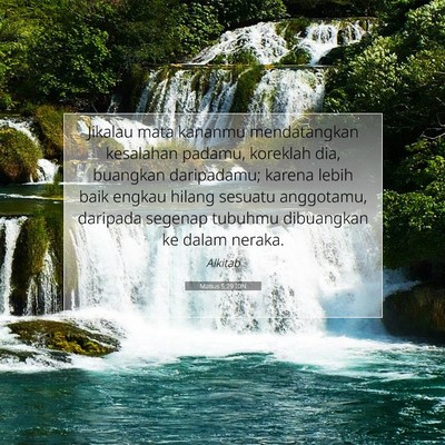 Matius 5:29 IDN Gambar Ayat Alkitab