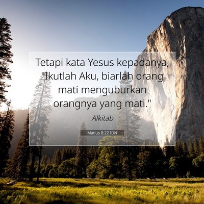 Matius 8:22 IDN Gambar Ayat Alkitab