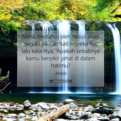 Matius 9:4 Ayat Alkitab Dijelaskan