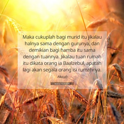 Matius 10:25 IDN Gambar Ayat Alkitab