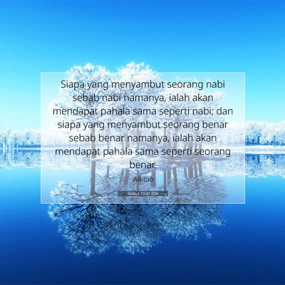 Matius 10:41 IDN Gambar Ayat Alkitab