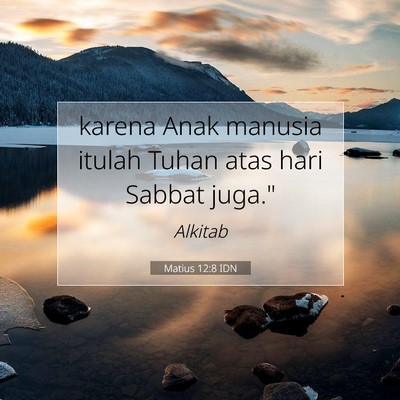 Matius 12:8 Ayat Alkitab Dijelaskan