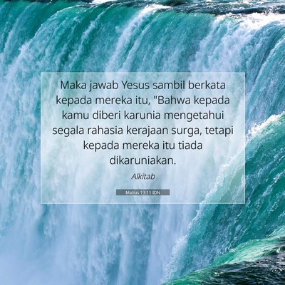 Matius 13:11 IDN Gambar Ayat Alkitab