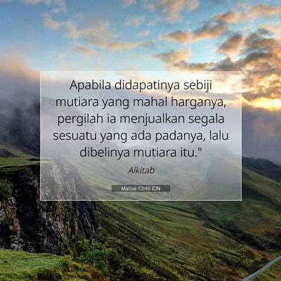 Matius 13:46 Ayat Alkitab Dijelaskan