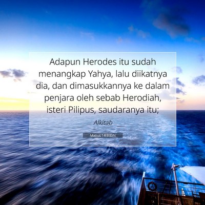 Matius 14:3 IDN Gambar Ayat Alkitab