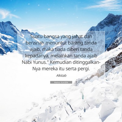 Matius 16:4 IDN Gambar Ayat Alkitab