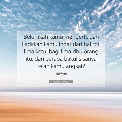 Matius 16:9 IDN Gambar Ayat Alkitab